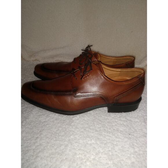 Men\'s Ecco Shoes Sz 12 , Moc Toe, Worn Twice!